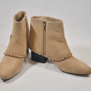 Karl Lagerfeld Paris Cassie Woven Chain Boot